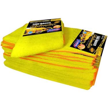 Imagem de Pano de Microfibra Automotivo Toke Mágico 40X60 - 12 unidades
