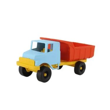 Imagem de Mini Caminhão Com Caçamba De Brinquedo Infantil Coral