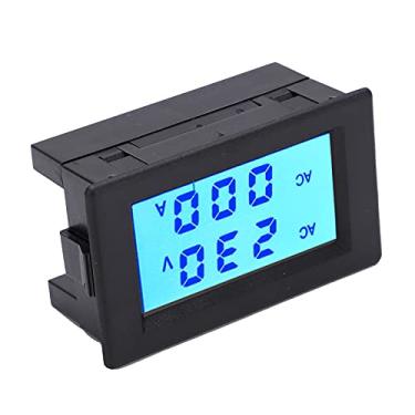 Imagem de Medidor de tensão de corrente, amperímetro de chip inteligente Voltímetro AC80-400V Display LCD durável para interior para detecção de circuito