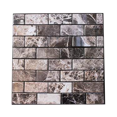 Imagem de Tingpai 3 dimensões padrão de mármore resistente à água à prova de u ade removível autoadesivo papel de parede peel & sti adesivos de parede de pvc pa sala de estar banheiro bancada cozinha