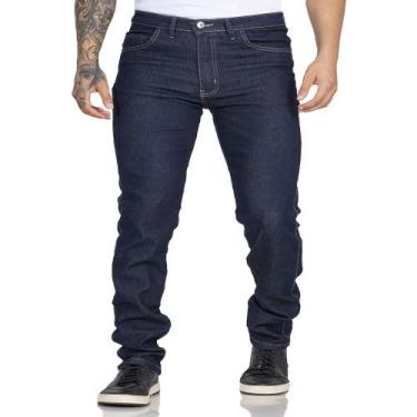 Imagem de Calça Jeans Masculina Plus Size  Básica Com Elastano - Zafina