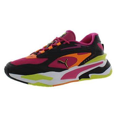 Imagem de PUMA Rs Fast Womens Shoes Size 6.5, Color: Black/Berry/Volt