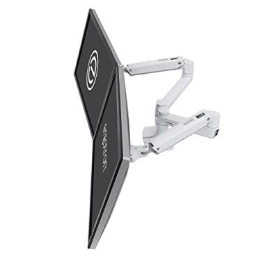 Imagem de Ergotron – Braço de monitor duplo LX, suporte de mesa VESA – para 2 monitores de até 27 polegadas, 7 a 9 kg cada – Branco