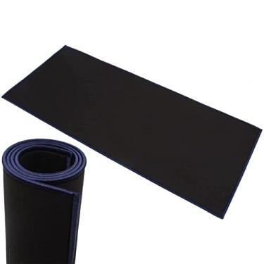 Imagem de Desk Pad Mouse Pad Gamer Speed Feroz WF 60x40 e Porta Copos Cor:Azul Marinho