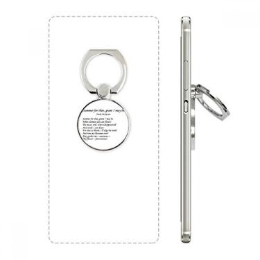 Imagem de Poetry Dickinson Suporte de anel para telefone Summer of Thee Suporte ajustável