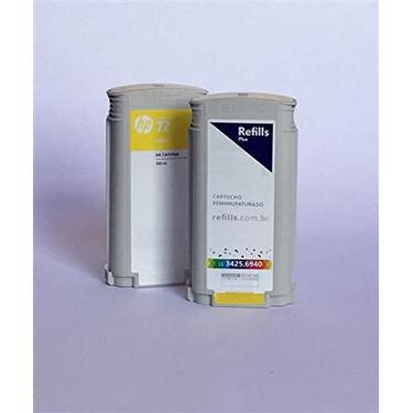 Imagem de Cartucho Remanufaturado HP 72 Yellow (C9373A)