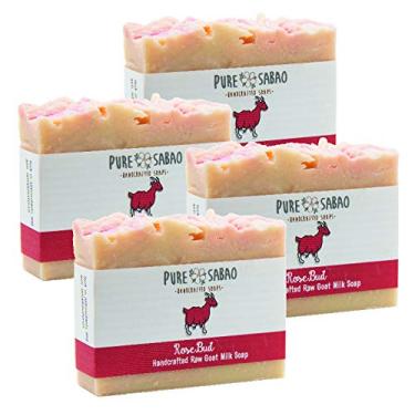 Imagem de RoseBud - sabonete de leite de cabra - 4 pack
