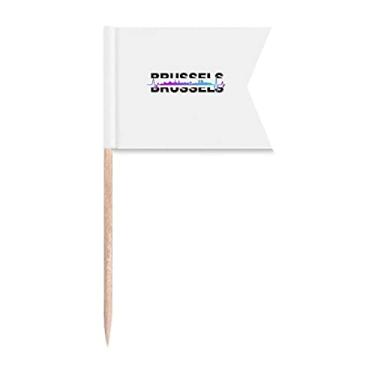 Imagem de Urban Radio Sinalizadores de palitos de construção de Bruxelas para placa de queijo de bolo de festa