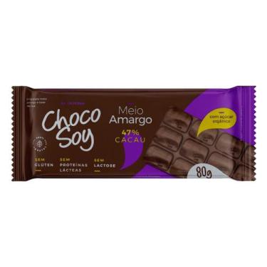 Imagem de Chocolate Meio Amargo 47% Cacau Choco Soy 80G