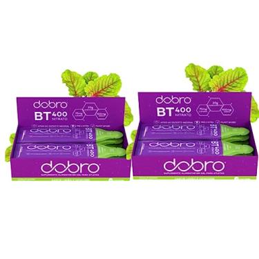 Imagem de Kit 2 BT Nitrato 400 Gel Carboidrato Beterraba Dobro Sabor: Limão Gengibre+Limão Gengibre