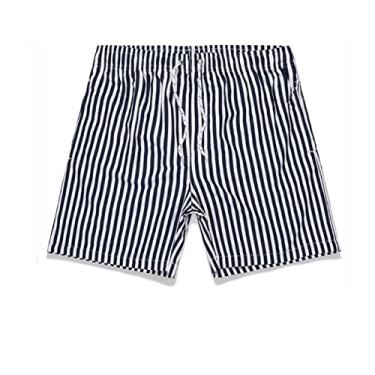 Imagem de Shorts de Praia Masculinos, Shorts de Banho Masculinos Confortáveis ​​para Férias (M)