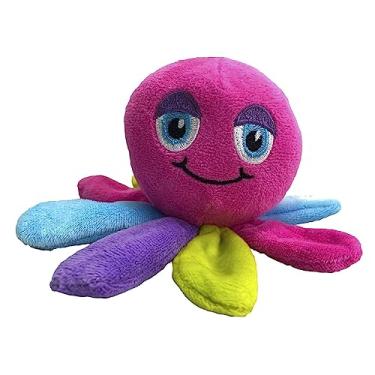 Imagem de Brinquedo Mordedor Pet Pelúcia Polvo Colorido 16cm para Cães e Gatos