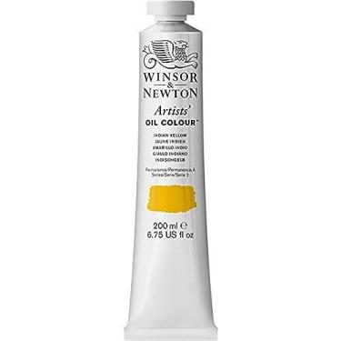 Imagem de Tubo de tinta óleo Winsor & Newton para artistas, INDIAN YELLOW, 200-ml Tube