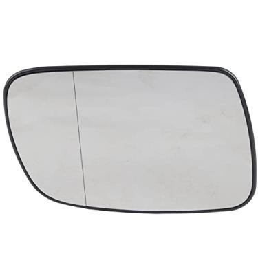 Imagem de Vidro de espelho de porta aquecido, lado do motorista/passageiro espelho de porta aquecido vidro convexo antiembaçamento 12V substituição de visão clara para Peugeot 307 2001-2008 RHD (direito)
