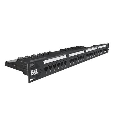 Imagem de PATCH PANEL CAT.5E 24 PORTAS T568A/B 35050438 - FURUKAWA SOHO PLUS