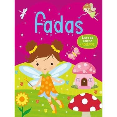 Imagem de Fadas - Livro De Colorir Com Adesivos