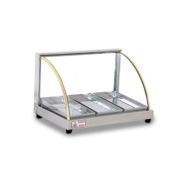 Imagem de Estufa Vitrine Curva para Salgado 3 bandejas W3B Tita