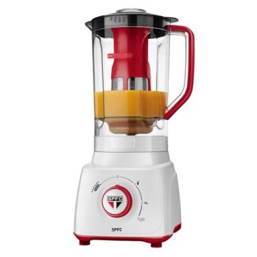 Imagem de MONDIAL Liquidificador SPFC, São Paulo, Vermelho/Branco, 550W, 110V - LSP-01
