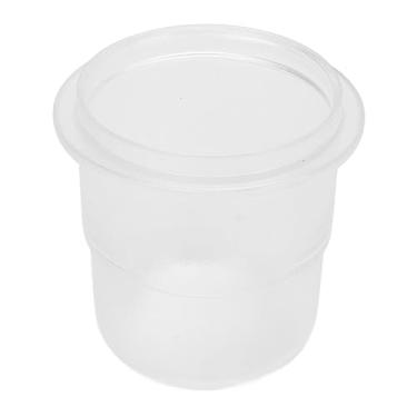 Imagem de Copo dosador de café, copo dosador prático leve de 58 mm, fácil de observar, prevenção de vazamento durável para cafeteria doméstica (58 mm transparente frisado)
