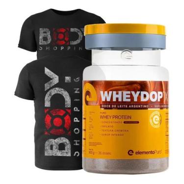 Imagem de Whey Protein Wheydop X 900G + Camiseta Esportiva M - Elemento Puro (Le