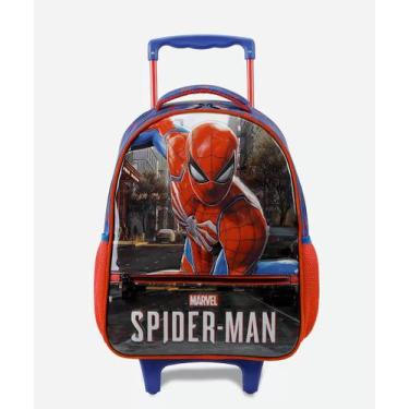 Imagem de Mochila Escolar Com Rodinha Homem Aranha Nº 16 Xeryus  Spider Man  Mar
