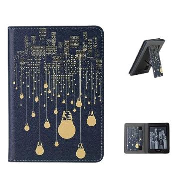 Imagem de A capa serve para Kindle de 6 polegadas (11ª geração, versão 2022) (modelo nº C2V2L3), capa de suporte de poliuretano ultraleve com despertar/hibernar automático