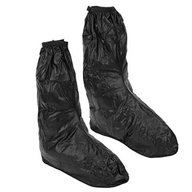 Imagem de Capas para sapatos de chuva, use amplamente capas para botas de chuva resistentes à abrasão para andar de bicicleta para neve na chuva(3XL)