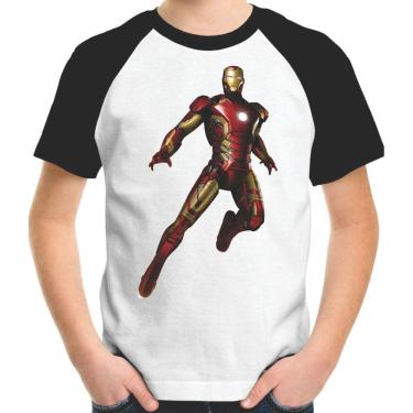 Imagem de Camiseta Infantil Homem de Ferro