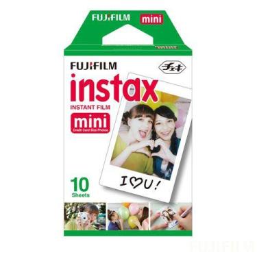 Imagem de Filme Fujifilm Instax Mini Branco 10 Fotos, 54 X 86 Mm, Iso 800