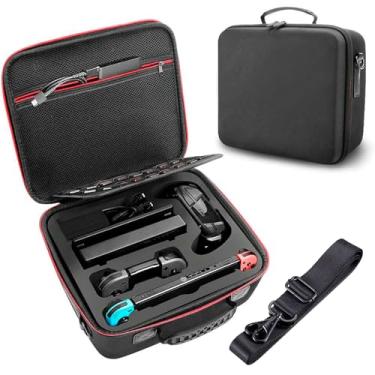 Imagem de Case Bolsa Estojo Compatível Com Nintendo Switch Alça Ombro Transporte Oled