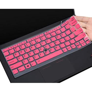 Imagem de Capa de teclado para Lenovo Thinkpad X13 (Yoga) X380(Yoga) X390(Yoga) X395(Yoga) 33.8 cm / ThinkPad L13 13.3 (Yoga) 33.8 cm / Thinkpad X270 X280 31.8 cm Película protetora de teclado, rosa