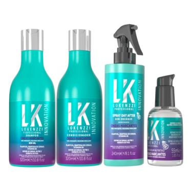 Imagem de Kit Lokenzzi Ondas Marcantes Shampoo + Condicionador + Spray + Serum