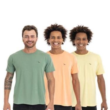 Imagem de Kit 3 Camisetas Masc. Super Soft Cotton Yatch Master 100004B-Masculino