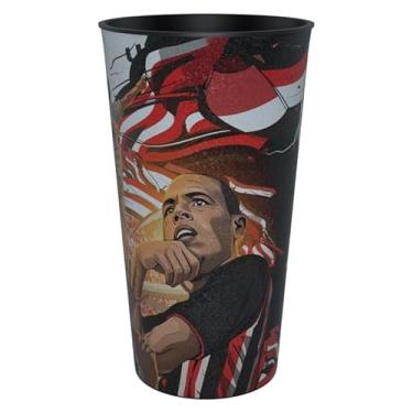 Imagem de Copo do São Paulo Luís Fabiano Oficial - Plástico 550ml