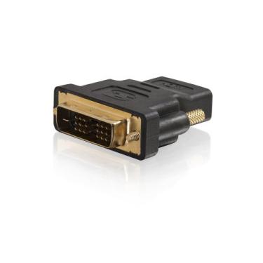 Imagem de C2G Cabo DVI para HDMI, adaptador HDMI, banhado a ouro para HDTV, Plasma, DVD, projetor e computadores, suporte 1080p, preto, cabos para Go 40746