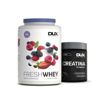 Imagem de KIT BULKING FRESHWHEY 900g (Hipertrofia) Creatina + Frutas Vermelhas