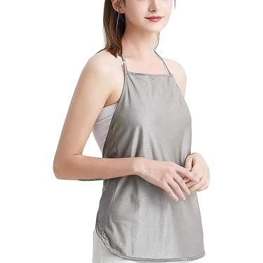 Imagem de Avental anti-radiação de fibra de prata, colete de proteção contra radiação eletromagnética, proteção para gravidez, roupas de faixa de barriga para maternidade, prata, l