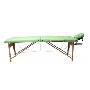 Imagem de Maca Portátil e Dobrável Goldlife Luxo 250Kg 1,80x70cm Com Capa Protetora (Verde Claro)
