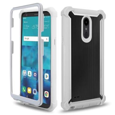 Imagem de Asuwish Capa de telefone para LG Aristo 2 3 Plus/Rebel 4 LTE/Tribute Empire Dynasty/Zone 4/K8 Plus 2018 K8S/Fortune 2/Phonenix 4/Risio 3 capa à prova de choque de corpo inteiro resistente celular