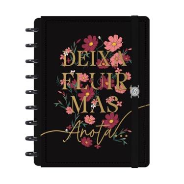 Imagem de Caderno de Disco Inteligente M Opulence Deixa Fluir Preto