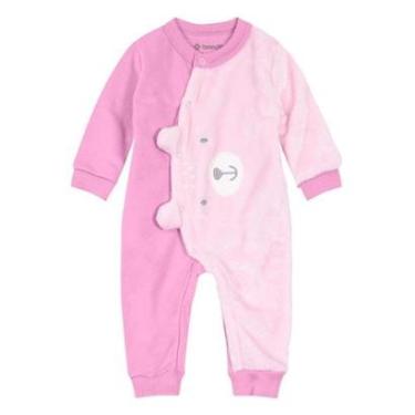 Imagem de Macacão Bebê Menino Brandili Fleece e Moletom Urso-Feminino