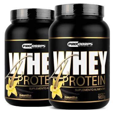 Imagem de Combo 2 Unidades - Whey 4 Protein 900g - Pro Corps (900g, Baunilha)