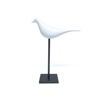 Imagem de Enfeite Pássaro Lóris Branco (15,5x14cm)