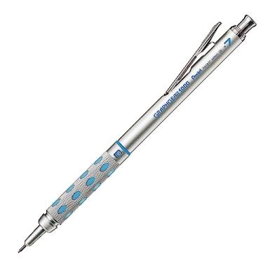 Imagem de Pentel GraphGear 1000 lápis de desenho automático (0,7 mm), com refis de borracha, pacote com 1 (PG1017EBP)