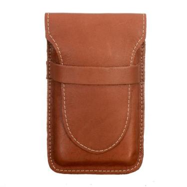 Imagem de Capa de Celular Bainha de Couro com Passador para Cinto - Club 21 Coun