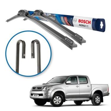 Imagem de Palheta Limpador De Parabrisa Original Bosch Aerofit Toyota Hilux RAV,