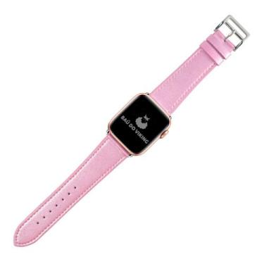 Imagem de Pulseira Single Tour Couro Para Apple Watch 42mm 38mm 44mm - Baú do Vi