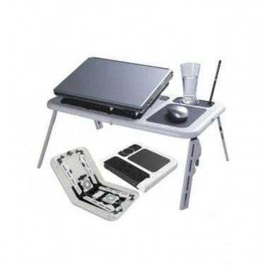 Imagem de Suporte Mesa Notebook Portátil Dobrável Com Cooler Mousepad - Vision