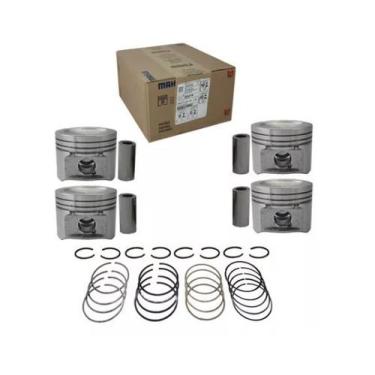 Imagem de Kit Pistão E Anel 0,50 Fox G1 Gol G2 G3 G4 1.0 8v Metal Leve SP&ampA91
