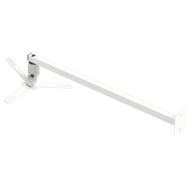 Imagem de Suporte Projetor Datashow Parede Braço 60 Cm Branco - Multiforma